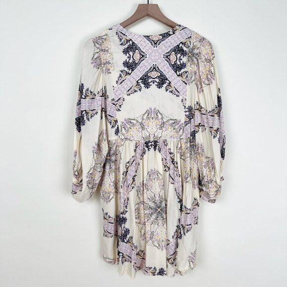 Free People Girl Talk Tunic Top Blouse Shirt Oversized Slouchy Bohemian 90s Y2K - Picture 10 of 10